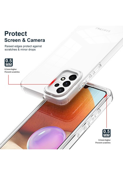 Samsung Galaxy A33 Için 5g Damla Geçirmez Tpu Telefon Kılıfı Hassas Kesim Şeffaf Cep Telefonu Koruyucu Kapak (Yurt Dışından) fiyatları