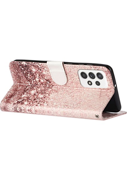 Desen Baskı Pu Deri + Tpu Manyetik Toka Telefon Kapağı Kılıfı Samsung Galaxy A33 5g Için Katlanabilir Stand Cüzdanı (Yurt Dışından)