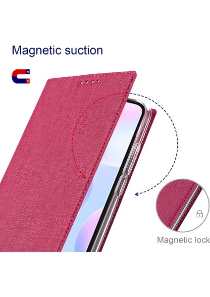 Vili Dmx Serisi Pu Deri Stand Cep Telefon Kılıfı Şok-Absorbing Otomatik Manyetik Kapalı Telefon Kapağı Samsung Galaxy A33 5g Için Kart Yuvası (Yurt Dışından)