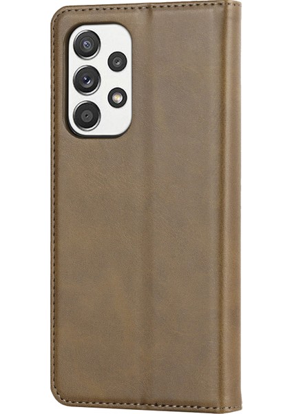 Samsung Galaxy A33 5g Için Manyetik Otomatik Emici Pu Deri Kasa, Folio Flip Cüzdan Standı Telefon Kapağı (Yurt Dışından) modelleri