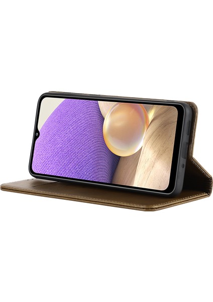 Samsung Galaxy A33 5g Için Manyetik Otomatik Emici Pu Deri Kasa, Folio Flip Cüzdan Standı Telefon Kapağı (Yurt Dışından) indirimleri