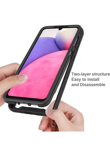 Samsung Galaxy A33 5g Tpu + Pc + Akrilik Damla Dayanıklı Cep Telefonu Koruyucu Kapak (Yurt Dışından)
