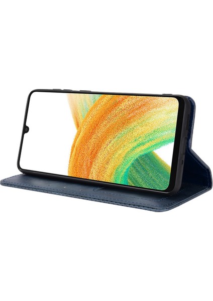 Samsung Galaxy A33 Için 5g Retro Pu Deri Cüzdan Telefon Kapağı Mozaik Basılı Mıknatıs Kapatma Ayarlanabilir Stand Kılıfı (Yurt Dışından) modelleri