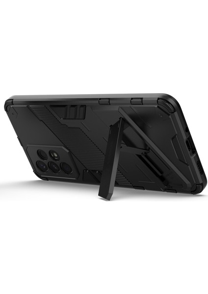 Samsung Galaxy A33 5g Için Shockproof Kickstand Telefon Kasası Tpu + Pc Hybrid Kapak (Yurt Dışından)