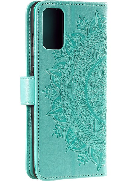 Şok Geçirmez Cüzdan Standı Tasarımı, Samsung Galaxy A33 5g Için Mandala Çiçek Pu Deri Telefon Flip Kapak Kılıfı (Yurt Dışından)