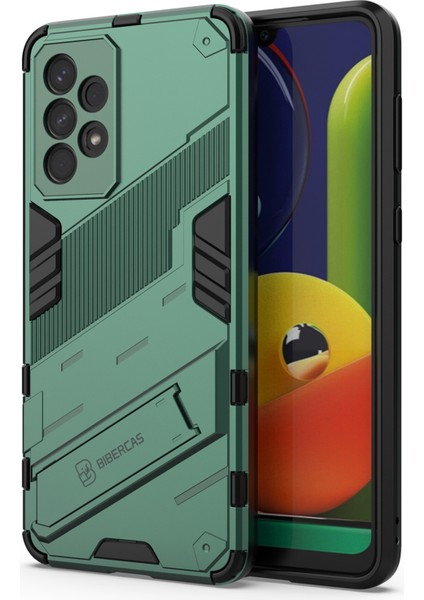 Samsung Galaxy A33 5g Için Shockproof Kickstand Telefon Kasası Tpu + Pc Hybrid Kapak (Yurt Dışından)