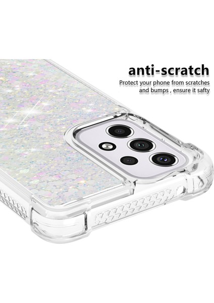 Le1 Serisi Quicksand ve Tpu Koruyucu Kapak Kabuğu Sıkılmayan Kenar Pırıltılı Seralar Samsung Galaxy A33 5g Için Hızlı ve Telefon Kılıfı (Yurt Dışından) modelleri