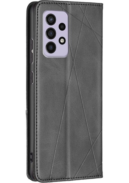Samsung Galaxy A33 Için 5g Telefon Kılıfı Baskı Deseni Ekleme Stili Telefon Kapak Kart Yuvaları Tasarım Deri Telefon Kabuğu (Yurt Dışından) modelleri