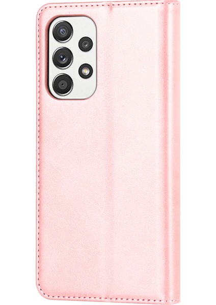 Samsung Galaxy A33 5g Için Manyetik Otomatik Emici Pu Deri Kasa, Folio Flip Cüzdan Standı Telefon Kapağı (Yurt Dışından) modelleri