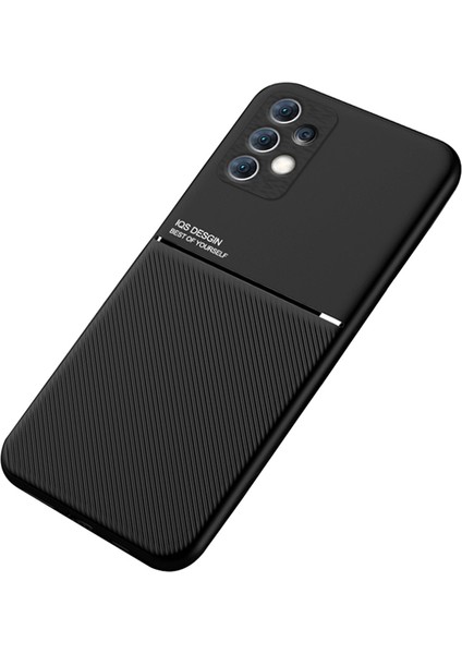 Samsung Galaxy A33 5g Baskılı Pu Deri + Tpu Hibrit Kılıf Iç Metal Sac Telefon Kapağı (Yurt Dışından)