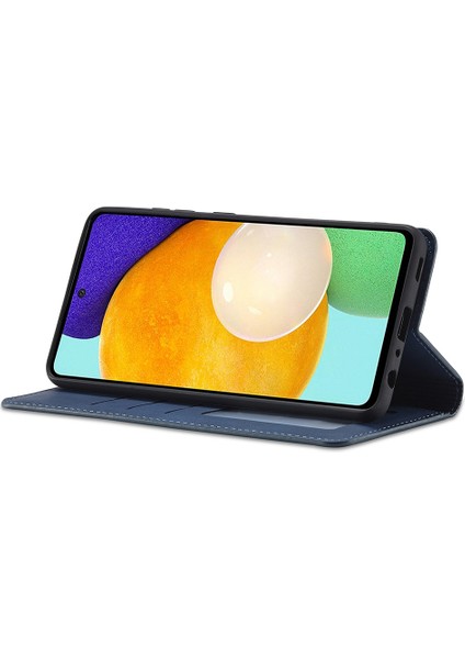 Samsung Galaxy A33 5g Fantasy Serisi Için Forwenw Cilt Touch Skin Shockproof Anti-Cratch Pu Deri Deri Stand Cüzdan Tarzı Telefon Kılıfı (Yurt Dışından) modelleri