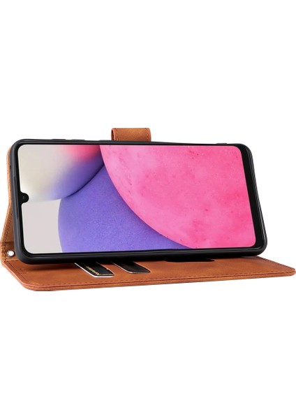 Pu Deri + Tpu Cilt Touch Hissed Hisset Samsung Galaxy A33 5g Için Cüzdan Telefon Kapak Kılıfı (Yurt Dışından) indirimleri