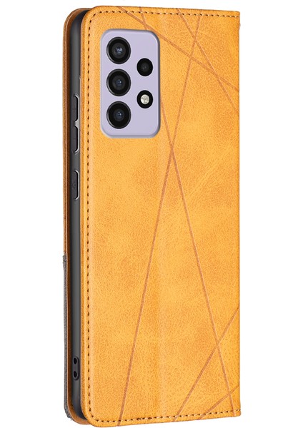 Samsung Galaxy A33 Için 5g Telefon Kılıfı Baskı Deseni Ekleme Stili Telefon Kapak Kart Yuvaları Tasarım Deri Telefon Kabuğu (Yurt Dışından) modelleri