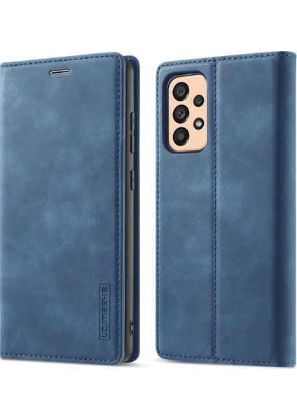 Samsung Galaxy A33 5g Için Lc.ımaeke Cüzdan Kılıfı, Katlanır Standı Pu Deri Güçlü Manyetik Eşkelenme Koruyucu Kapak (Yurt Dışından)
