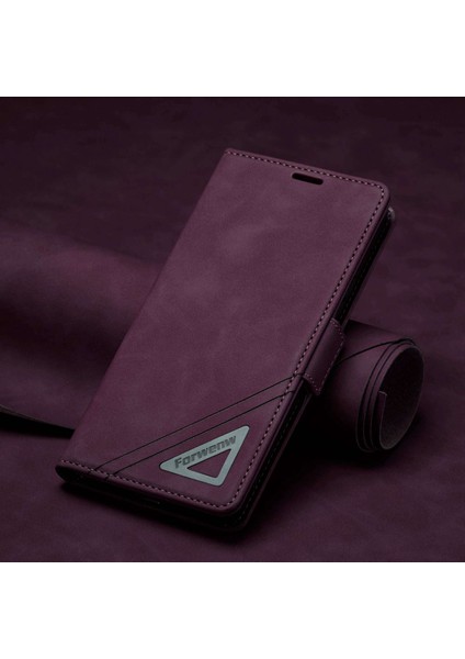 Samsung Galaxy A33 Için Forwenw F3 Serisi 5g 5g Çizik Dirençli Cüzdan Stili Pu Deri Flip Koruyucu Telefon Kabuğu Stand (Yurt Dışından)