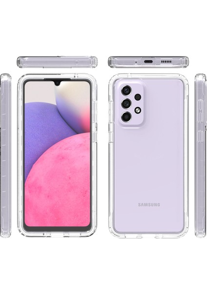 Samsung Galaxy A33 5g Için 3-1 Arada Pc+Tpu Hibrid Telefon Kılıfı, Pet Ekran Koruyucu ile Derneği Tam Koruma Karşıtı Telefon Kapağı (Yurt Dışından) indirimleri