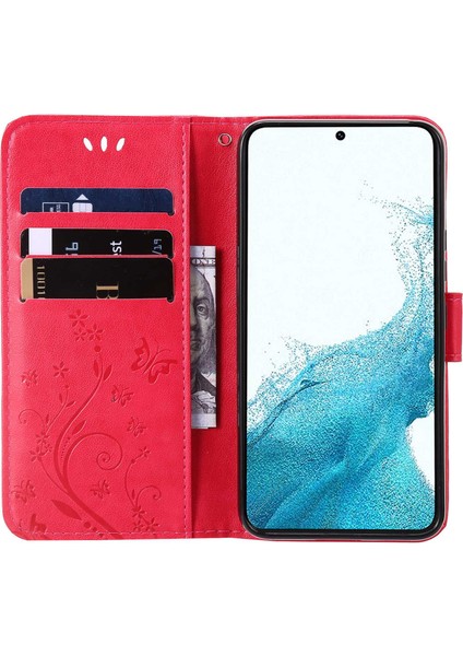 Samsung Galaxy A33 5g Pu Deri Akıllı Telefon Kılıfı Şık Baskı Kelebekleri Cüzdan Anti-Drop Kapağı (Yurt Dışından)