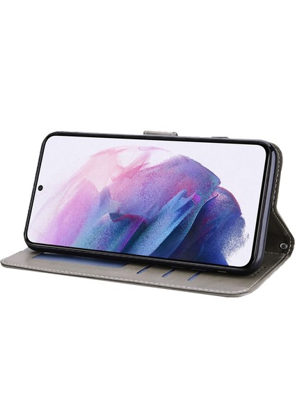 Geyik Ağacı Deseni Pu Deri Cüzdan Stand Samsung Galaxy A33 5g Için Telefon Koruyucu Kılıf Kapağı (Yurt Dışından)