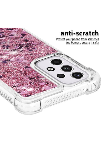 Le1 Serisi Quicksand ve Tpu Koruyucu Kapak Kabuğu Sıkılmayan Kenar Pırıltılı Seralar Samsung Galaxy A33 5g Için Hızlı ve Telefon Kılıfı (Yurt Dışından) modelleri