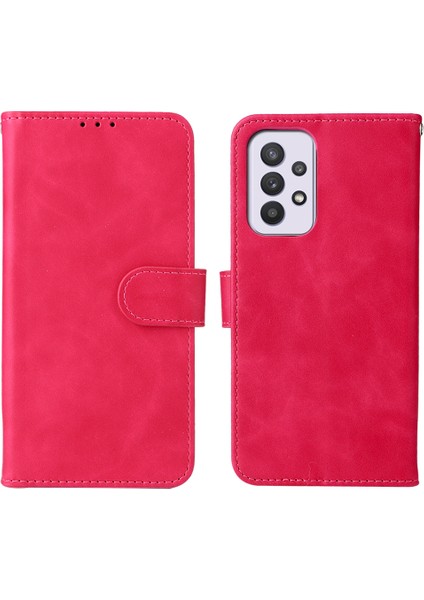 Pu Deri + Tpu Cilt Touch Hissed Hisset Samsung Galaxy A33 5g Için Cüzdan Telefon Kapak Kılıfı (Yurt Dışından)