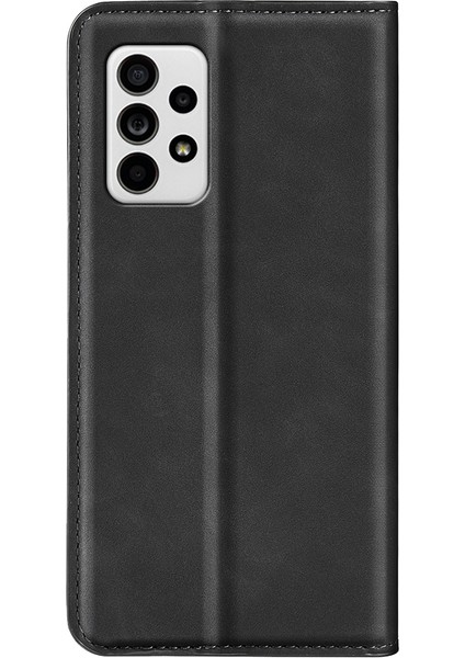 Otomatik Kapanış Manyetik Pu Deri Kılıf Stand Samsung Galaxy A33 5g Için Cüzdan Düz Renkli Talıplı Flip Telefon Kapağı (Yurt Dışından) modelleri