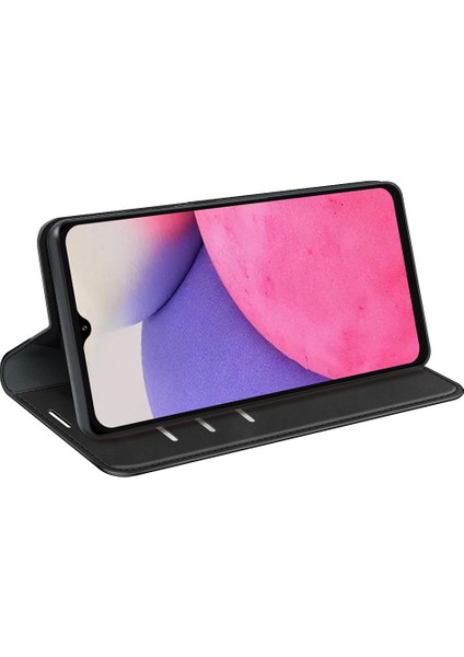 Otomatik Kapanış Manyetik Pu Deri Kılıf Stand Samsung Galaxy A33 5g Için Cüzdan Düz Renkli Talıplı Flip Telefon Kapağı (Yurt Dışından) indirimleri