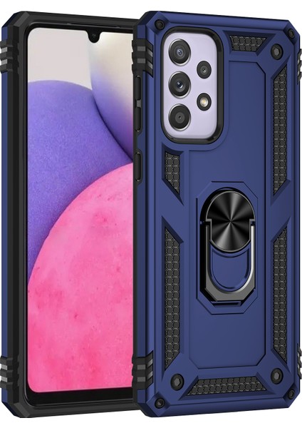 Samsung Galaxy A33 5g Askeri Sınıf Damla Damlı Hibrit Telefon Kılıfı Entegre Ring Kickstand (Yurt Dışından) fiyatları
