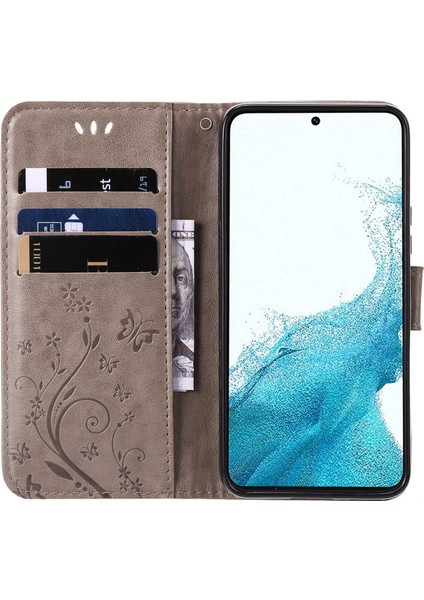 Samsung Galaxy A33 5g Pu Deri Akıllı Telefon Kılıfı Şık Baskı Kelebekleri Cüzdan Anti-Drop Kapağı (Yurt Dışından)