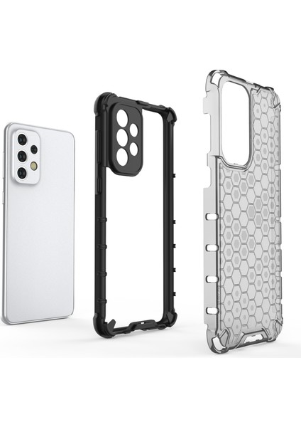 Çok Yönlü Şok Geçirmez Koruma Petek Dokulu Tpu + Pc Telefon Kapağı Samsung Galaxy A33 5g Için Geri Kılıf (Yurt Dışından) fiyatları