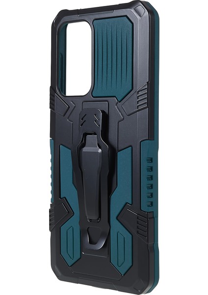 Samsung Galaxy A33 5g Için Mechwarrior Projesi Iyi Korumalı Anti-Fall Anti-Fall Dahili Metal Sac Hibrit Sert Pc Yumuşak Tpu Kılıfı Arka Klip Kickstand (Yurt Dışından)