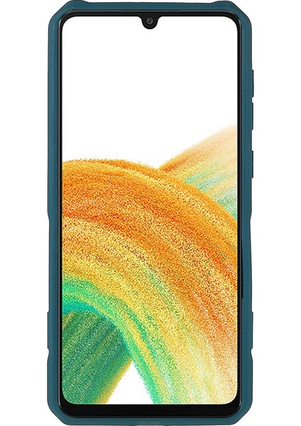 Samsung Galaxy A33 5g Için Mechwarrior Projesi Iyi Korumalı Anti-Fall Anti-Fall Dahili Metal Sac Hibrit Sert Pc Yumuşak Tpu Kılıfı Arka Klip Kickstand (Yurt Dışından)