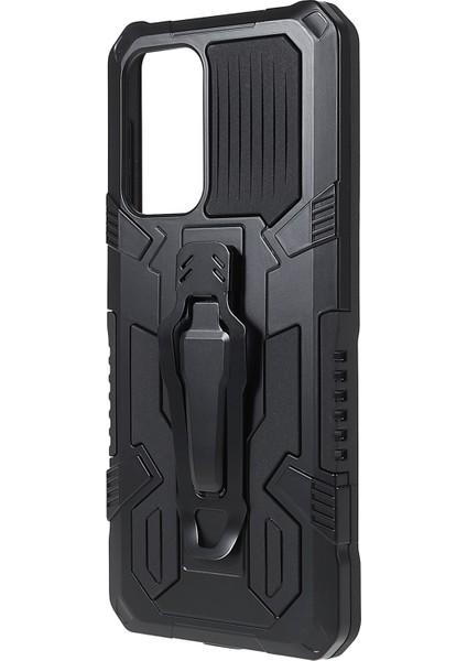 Samsung Galaxy A33 5g Için Mechwarrior Projesi Iyi Korumalı Anti-Fall Anti-Fall Dahili Metal Sac Hibrit Sert Pc Yumuşak Tpu Kılıfı Arka Klip Kickstand (Yurt Dışından)