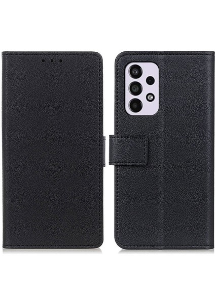 Pu Deri Cüzdan Kılıfı Samsung Galaxy A33 5g Stand ile Folio Şok Geçirmez Kapak (Yurt Dışından)
