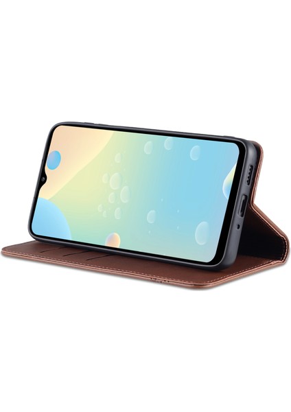 Azns Telefon Çantası Kılıfı Güçlü Manyetik Otomatik Absorbed Kapak Pu Deri Stand Samsung Galaxy A33 5g Için Akıllı Telefon Kılıfı (Yurt Dışından) fırsatları