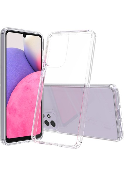 Samsung Galaxy A33 Için 5g Temiz Telefon Kapağı Hard Acrylic + Yumuşak Tpu Anti-Çizelge Cep Telefonu Kılıfı (Yurt Dışından)
