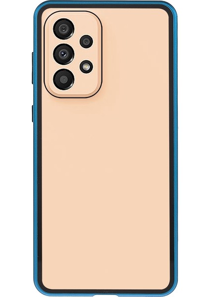 Samsung Galaxy A33 5g Çizgi Anti-Çizelge Metal Tamponu + Çift Taraflı Temperli Cam Manyetik Kabuk 360 Derece Koruyucu Telefon Kapağı (Yurt Dışından) fiyatları