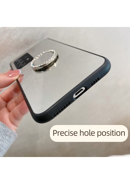 Samsung Galaxy A33 Için 5g 5g Ayna Tasarımı Aşınma Dayanıklı Koruyucu Kapak Tpu + Pc Metal Sac Yüzük Kickstand ile Hibrit Telefon Kılıfı (Yurt Dışından) fırsatları