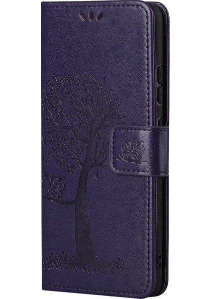 Baykuş Ağacı Baskılı Tasarım Pu Deri Flip Folio Kasa Cüzdan Stand Koruyucu Kapak Samsung Galaxy A33 5g (Yurt Dışından) fırsatları