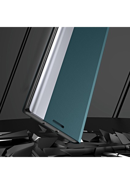 Samsung Galaxy A33 5g Için Pu Deri Stand Folio Flip Manyetik Emilim Telefon Kılıfı (Yurt Dışından) indirimleri