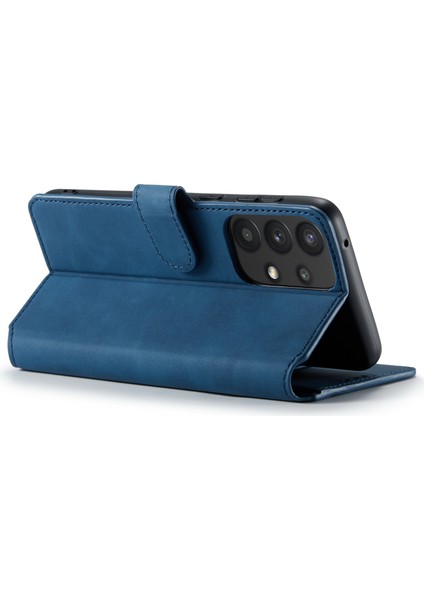 Samsung Galaxy A33 5g Retro Tarzı Manyetik Kapanma Şok Geçirmez Pu Deri Cüzdan Telefon Kasası Stand (Yurt Dışından)