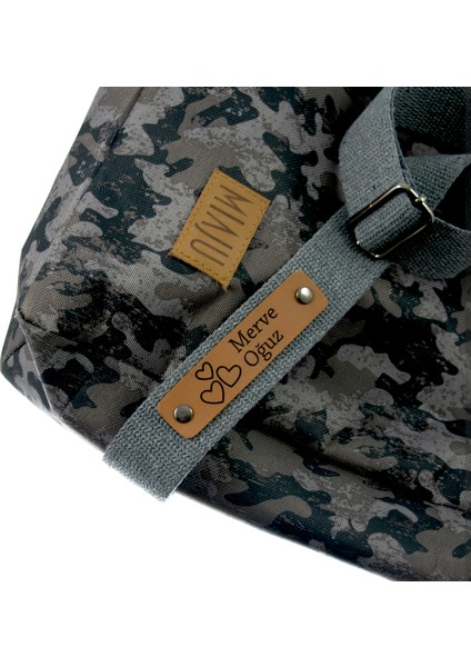 Omuz Çantaları Için Isminize Özel Gri Omuz Askısı 120 Cm, El Yapımı Hediye Kişiselleştirilebilir Askı fiyatları