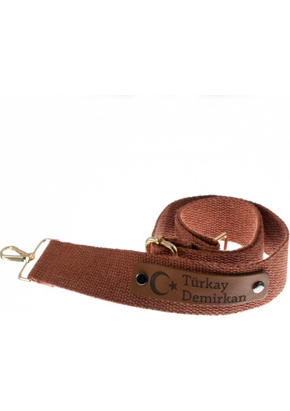 Omuz Çantaları Için Isminize Özel Kiremit Omuz Askısı 120 Cm, El Yapımı Hediye Kişiselleştirilebilir Askı modelleri