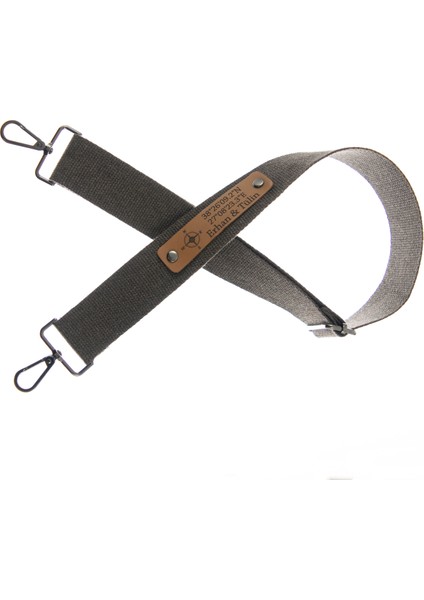 Omuz Çantaları Için Isminize Özel Koyu Kahve Omuz Askısı 120 Cm, El Yapımı Hediye Kişiselleştirilebilir Askı modelleri