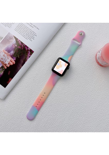 Senfoni Aurora Kayışı Için Apple Watch 7 45MM/44MM/42MM (Yurt Dışından) fiyatları
