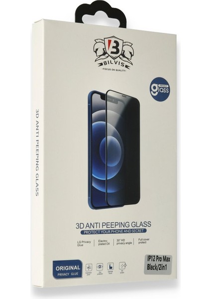 iPhone 12 Mini Bilvis Hayalet Cam Ekran Koruyucu