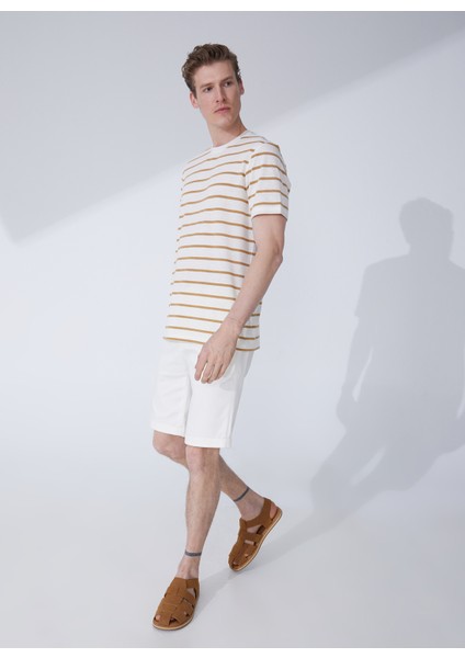 Bermuda Şort, 2xl, Ekru