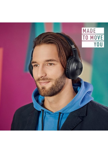 RB-HX220BDEK Kablosuz Kulaklık, Bluetooth, Kulak Üstü, Güçlü Bas, Hızlı ve Kolay Bağlantı, Ergonomik ve Katlanabilir, Siyah