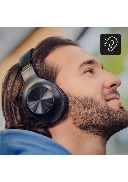 RB-HX220BDEK Kablosuz Kulaklık, Bluetooth, Kulak Üstü, Güçlü Bas, Hızlı ve Kolay Bağlantı, Ergonomik ve Katlanabilir, Siyah