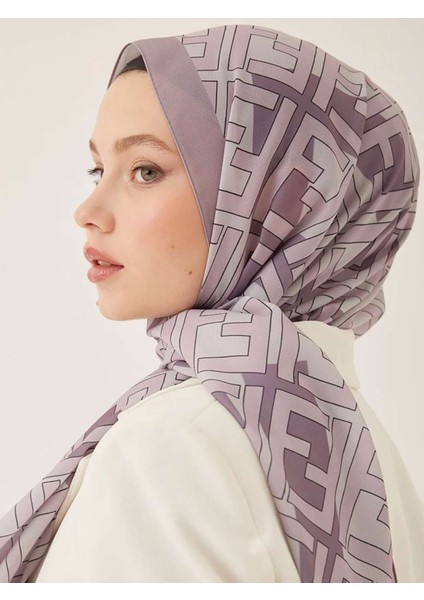 F Desen Krep Şal Lila fiyatları