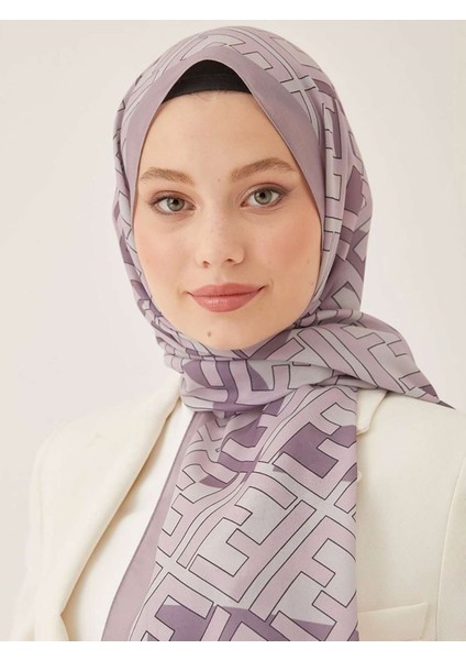 F Desen Krep Şal Lila indirimleri